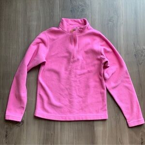 Obermeyer Kids Pink 1/4 zip Fleece
